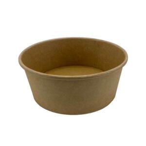 begreen kraft kerek tál, barna, 800 ml (10800166), Ø150 mm (tető:10800213)