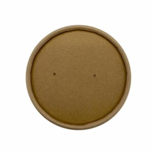 begreen leveses papírtégely tető,barna,Ø97 mm, 470ml-es tégelyhez  új