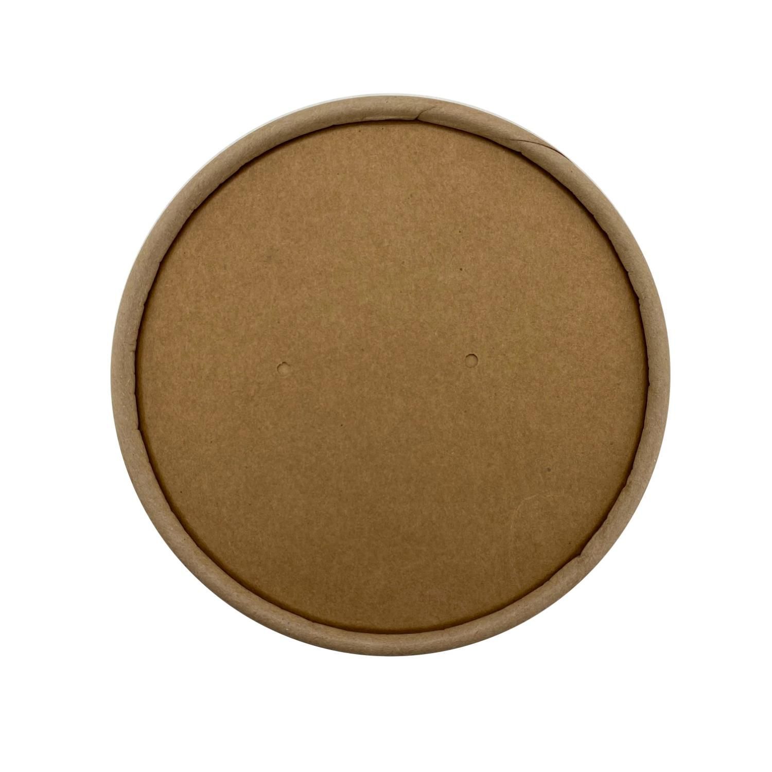begreen leveses papírtégely tető,barna,Ø116 mm,770 ml-es tégelyhez (r. 20200239)