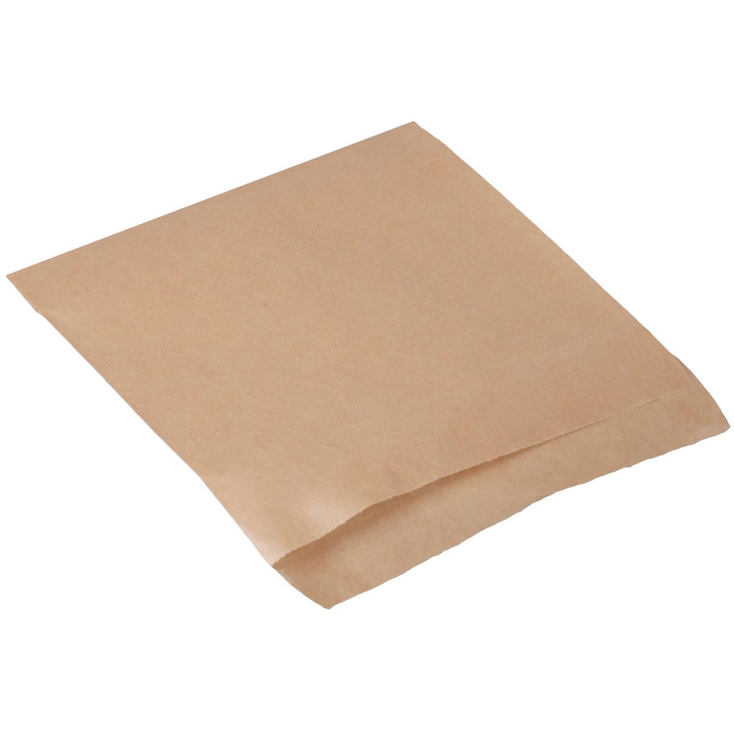 Burgerlomme lille 140x135 mm 40 gr Kraft/PE Brun