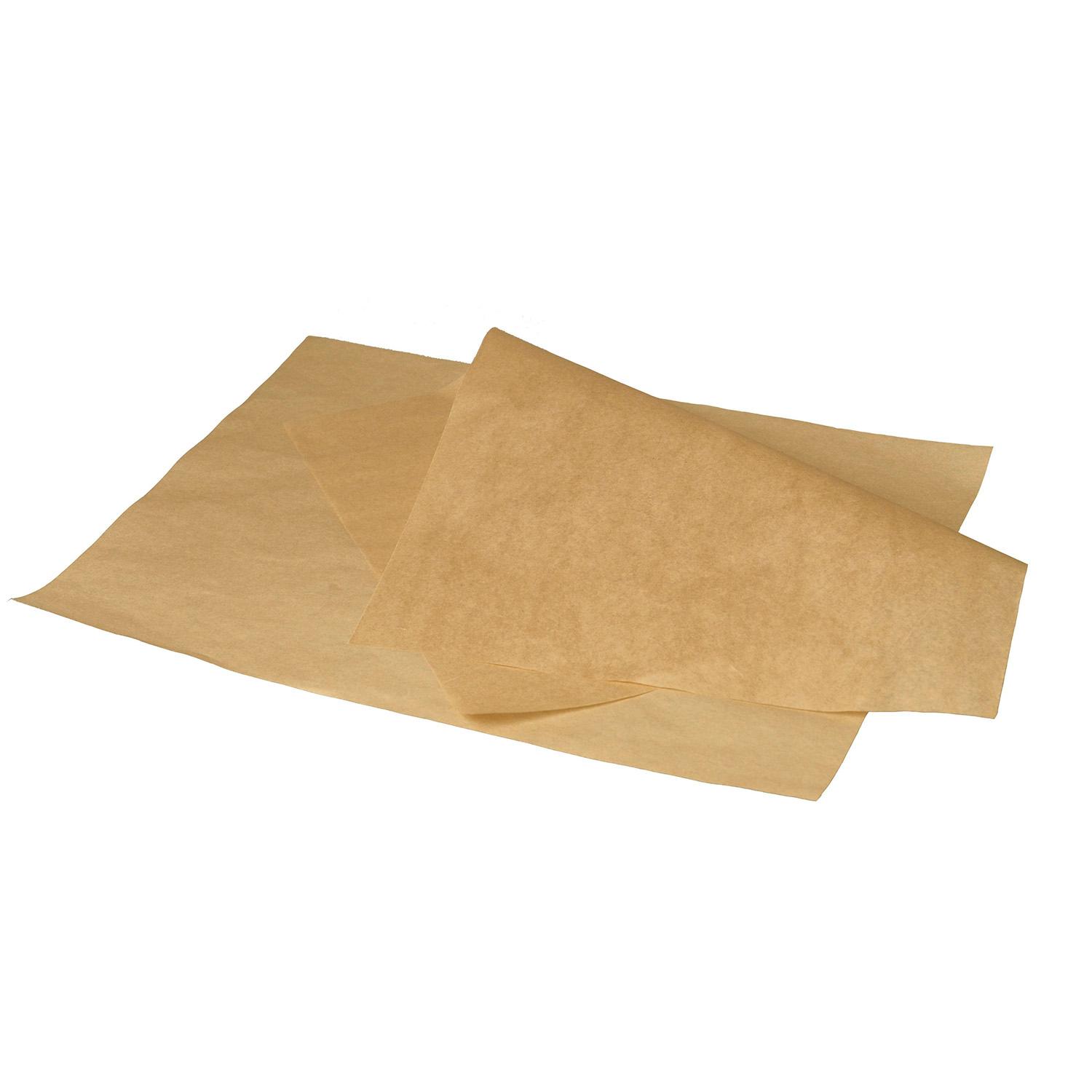 Burgerpapir Verive 40gr L400xB300 brun naturlig Greaseproof