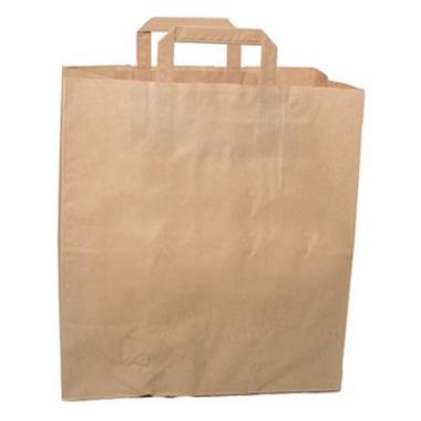Bærepose 22 ltr 320x170x350mm 80 gr med Hank Papir Brun