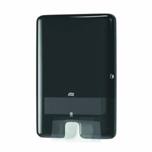 Dispenser Håndklædeark Tork Xpress Multifold H2 Stor Plast Sort