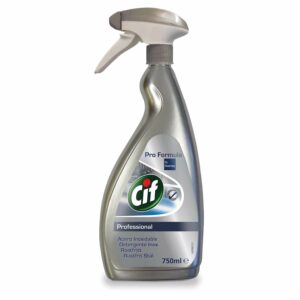Stålpleje Pro Formula Cif Professional 750ml med Spray til rustfrit stål og glas
