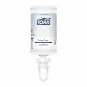 Skumsæbe Tork Sensitiv 1000ml Ecolabel/ECARF uden Parfume Klar til S4 dispenser