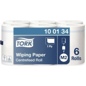 Håndklæderulle Tork Standard Midi M2 1-lag Ø19xB24.5cmxL275m U/Hylse Mix Hvid