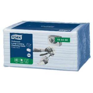 Rengøringsklud Tork Allround W8 30x38cm Blå