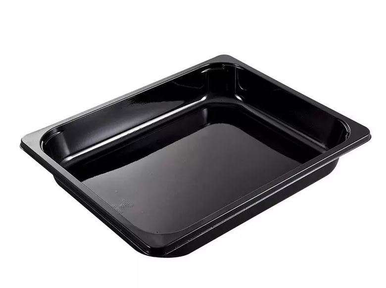 Bakke 1/2 GN C2325-1A 1-Rum 3350ml L325xB265xH50mm CPET Sort