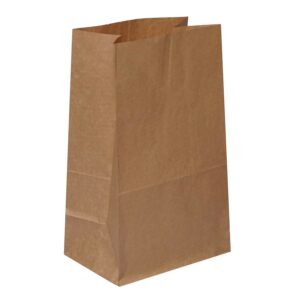 Klodsbundspose 180x120x290 mm 6 ltr 60 gr Brun