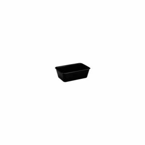 Bakke 750 ml 175x120x52 mm nudelbakke til microovn PP sort