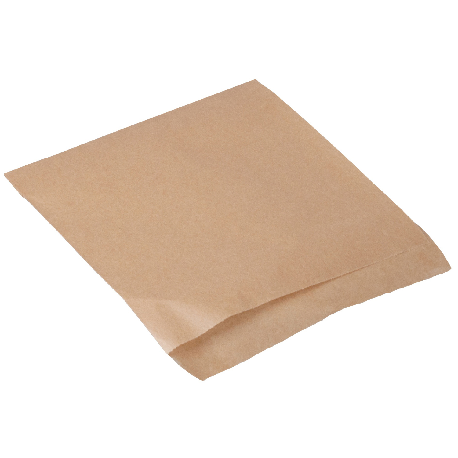 Burgerlomme stor 150x160 mm 40 gr Kraft/PE Brun