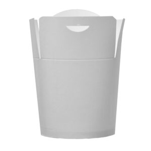 Kinaæske Wok 750 ml 26 oz 95x90x97 mm Rund bund Hvid