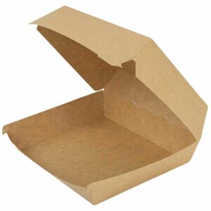 Takeaway boks L195xB150xH80mm kraft brun
