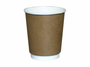 Kubek dwuwarstwowy kraft, fi  80 mm, 250 ml (paczka 25 szt.)