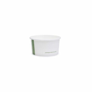Pojemnik papierowy na zupy, desery, fi 90 mm, 180 ml (paczka 50 szt.)
