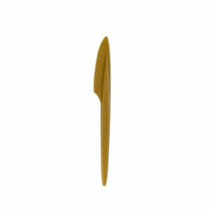 Nóż z włókien drzewnych, 18 cm, jasny brąz (paczka 100 szt.)