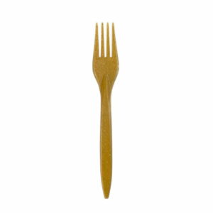 Widelec z włókien drzewnych, 18 cm (paczka 100 szt.)