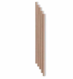 Słomka papierowa długa, kraft, fi 8 mm, 240 mm (paczka 250 szt.)