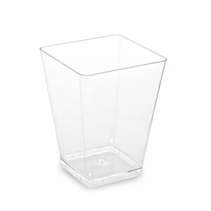 Fingerfood - pojemnik krystaliczny, 5,8 x 5,8 x 7,6 cm, 160 ml (paczka 20 szt.)