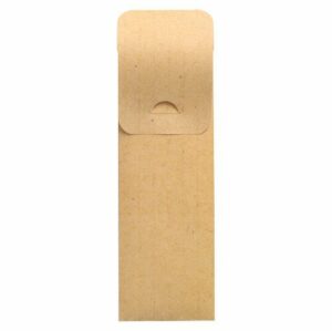 Torebka w kolorze naturalnym na sztućce z serwetką 23,5 x 7,3 cm (paczka 500 szt.)