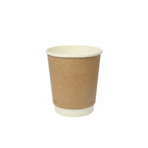 Kubek dwuwarstwowy, kraft, fi 79 mm, 220 ml (paczka 25 szt.)