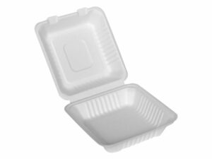 Menu box z cukrové třtiny 200 x 200 x 75 mm