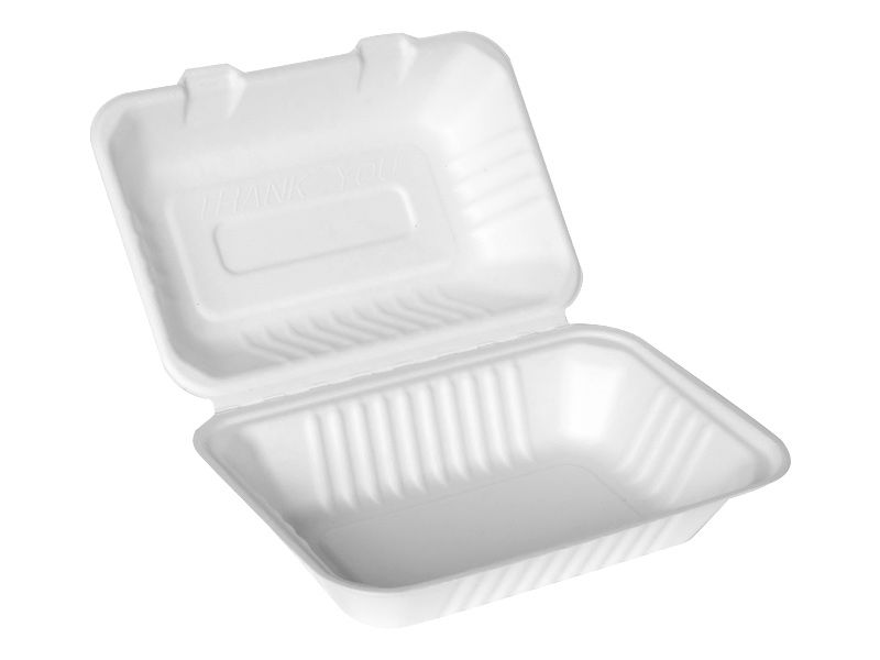 Menu box z cukrové třtiny 230 x 155 x 65 mm