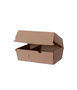 Burger box papírový - dvoudílny 200 x 130 x 110 mm