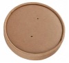 Papierove viecko pre misku 770ml/26oz kraft O 117mm