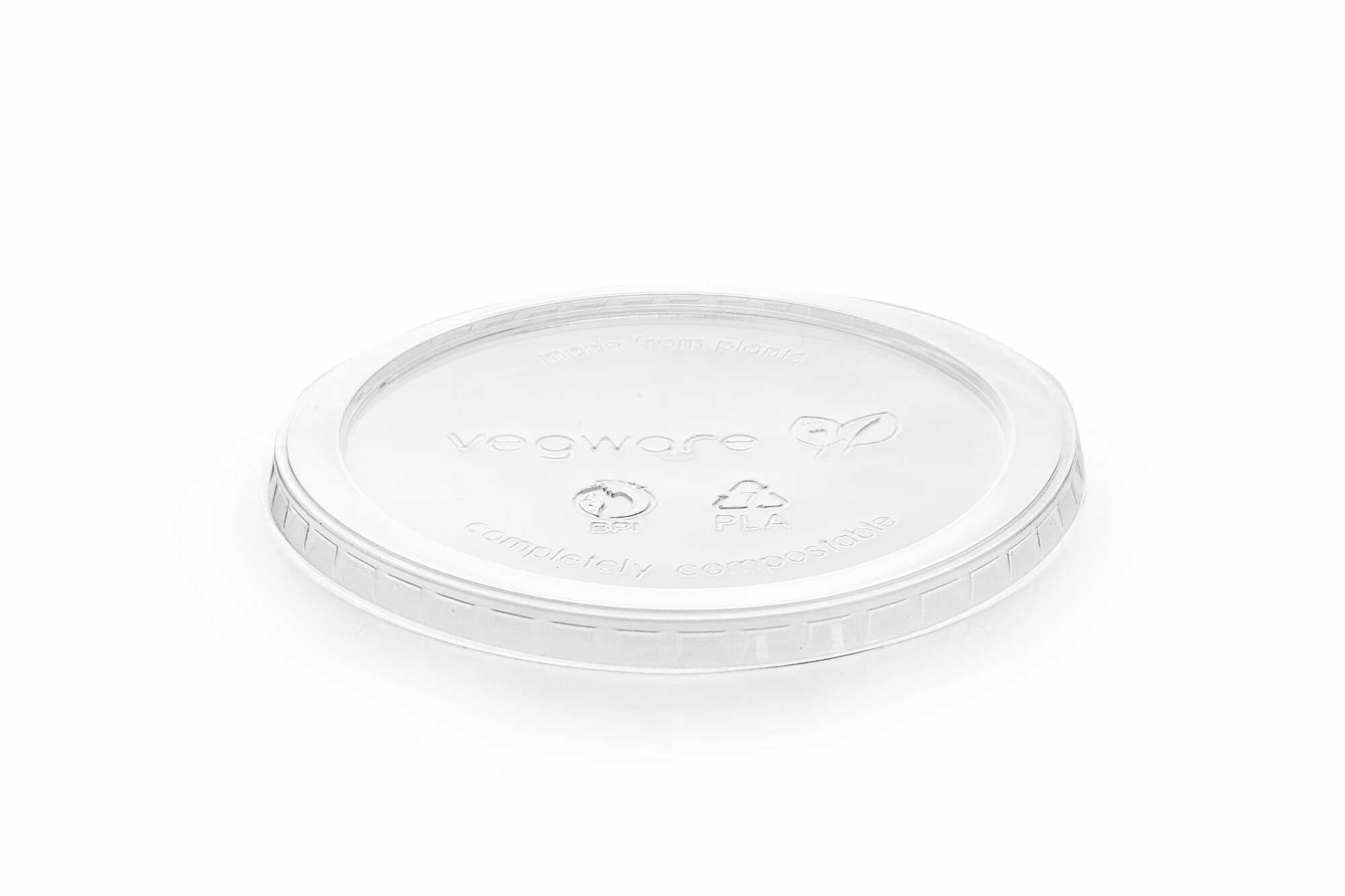 Deckel aus PLA, ø 120 mm (Packung zu 50 Stück).