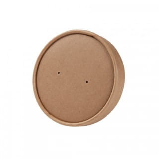 Pappdeckel, Kraft, fi 95 mm (Packung zu 25 Stück)