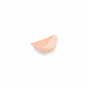 Fingerfood - Holzschalen „Boot“ - 8 x 5,5 cm (Packung 100 Stück)