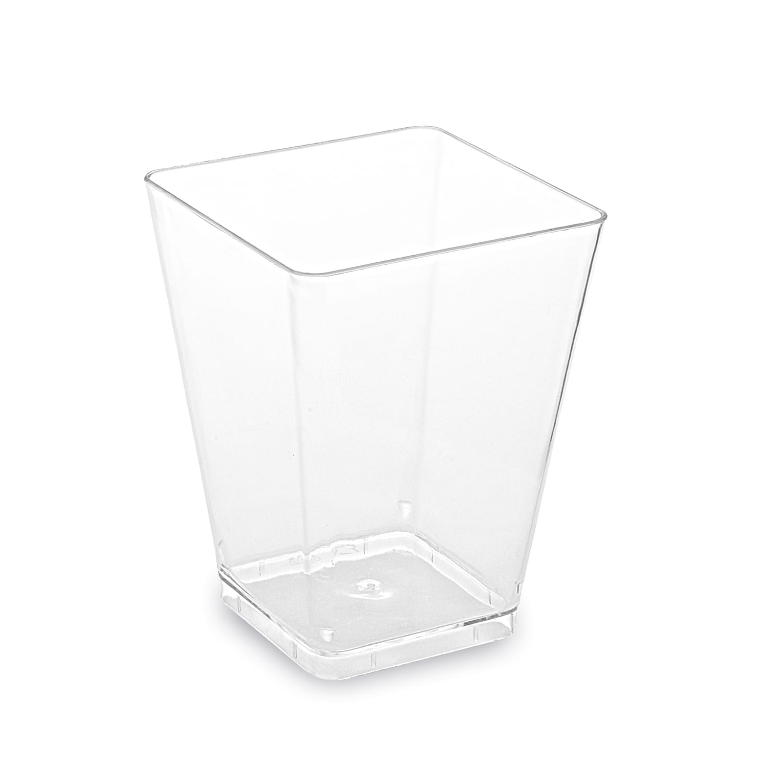 Dessertbecher - klar, 5,8 × 5,8 × 7,6 cm, 160 ml (Packung 20 Stück).