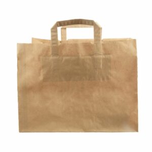 Bærepose Verive 18 ltr med hank 320x170x270 mm 70 gr brun kraft