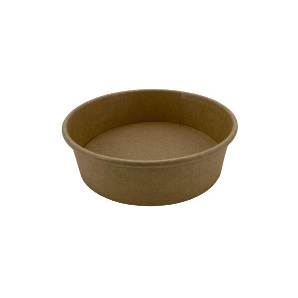 begreen kraft kerek tál, barna, 500 ml (10800164),Ø150 mm